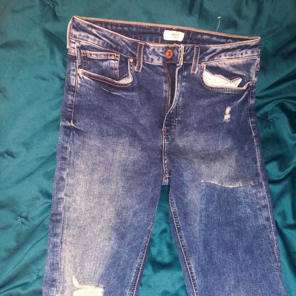 Forever 21 ripped jeans